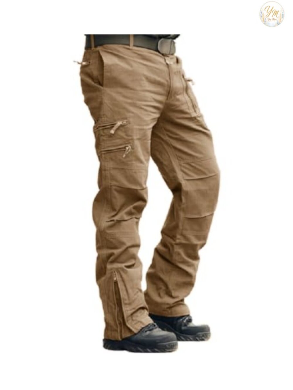 Mens Tactical Cargo Pants Ripstop Cotton Military Hiking Work